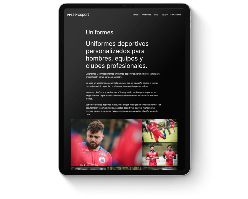 Aerosport · Soluciones