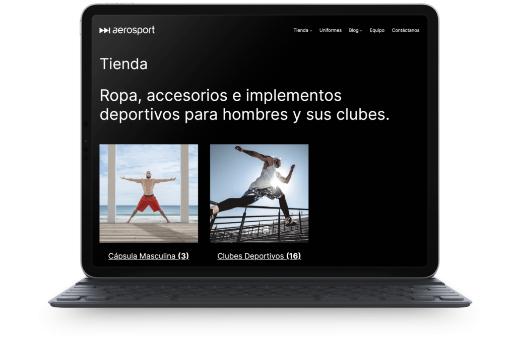 Aerosport · Tienda