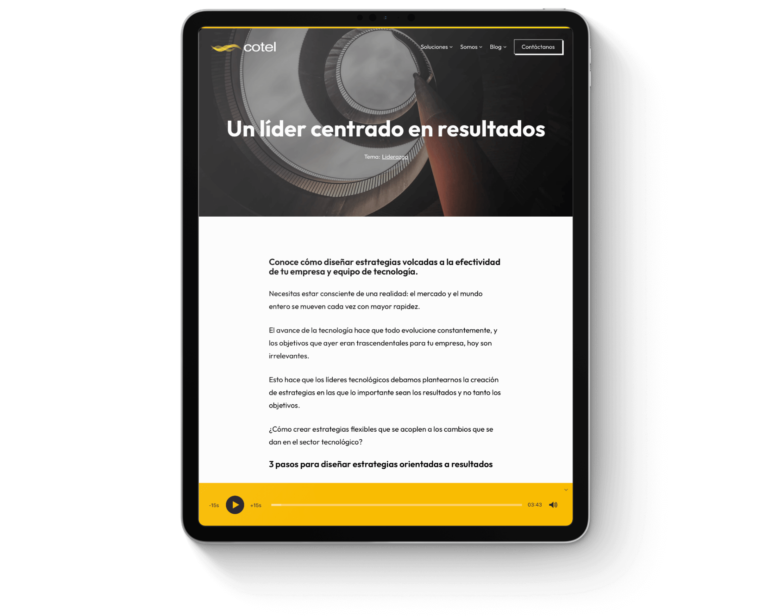 Blog de tecnología de Cotel