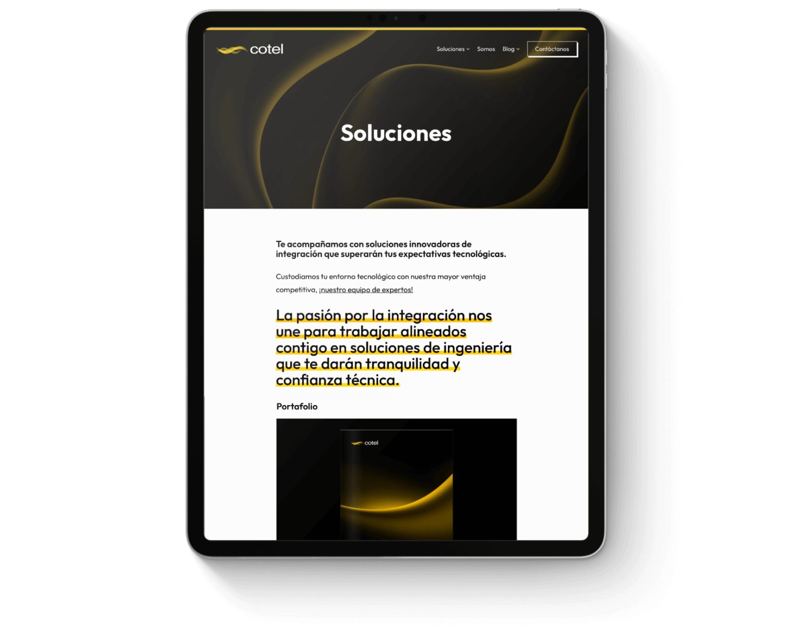 Soluciones de Cotel