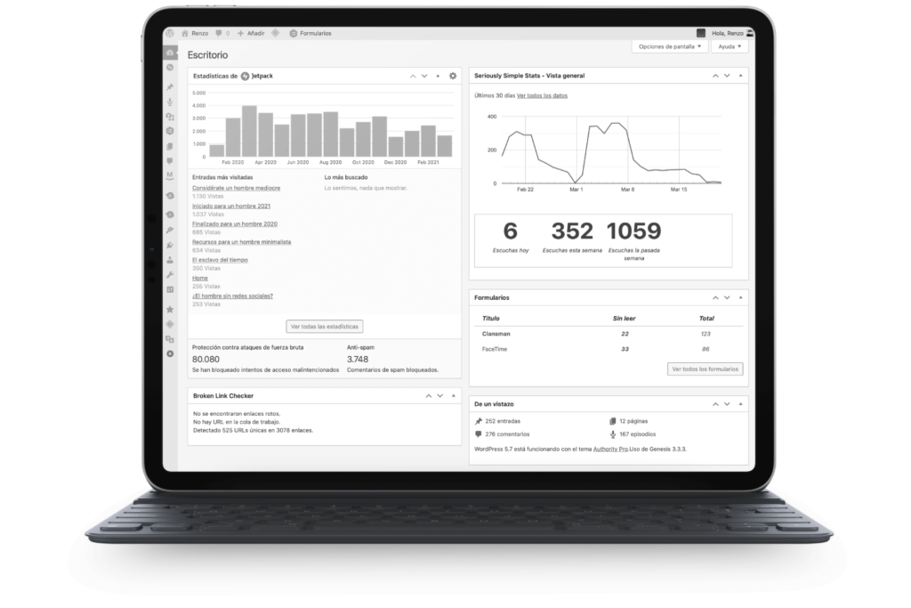Renzo · Dashboard